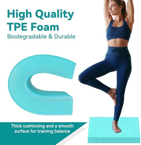 Large Thick Balance Pad Non-Slip Stability Trainer Yoga & Pilates