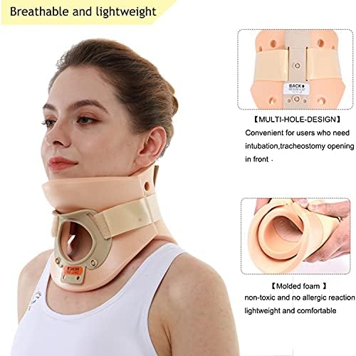 Philadelphia Neck Brace Foam Lightweight Soft Cervical Collar Height 3 1/4 Inch Immobilizer Collar Support Neck Traction Device Neck and Head Braces (Size XL)