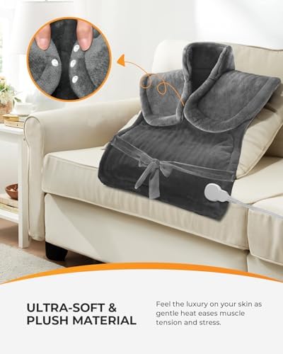 CooCoCo FSA Eligible 24 x 33 in Heating Pad for Neck & Back
