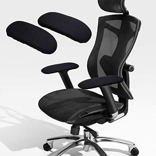 STOBOK 2 Pcs Removable Armchair Covers Office Chair Arm Covers Durable Elastic Sponge Armrest Chair Slipcovers for Office Home