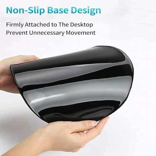 Cow Print Mouse Pad with Wrist Support Ergonomic Mousepad Wrist Rest Gel Mouse Mat Gaming Cushion Mouse Pads for Computer Office Work Women Men Kids
