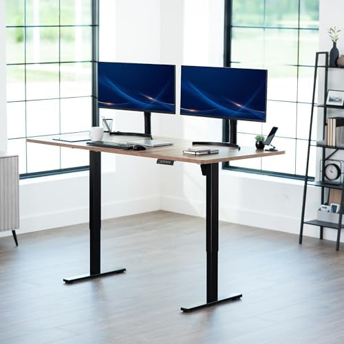 VIVO Reclaimed Wood 71 x 36 in Standing Desk, DESK-KIT-1B7P-36