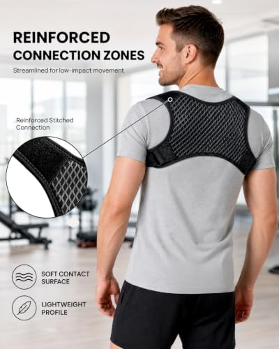 Men's Shoulder Posture Corrector for Low-Impact Exercise