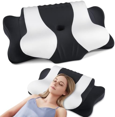 DONAMA Cervical Pillow for Neck Pain, Ergonomic Memory Foam Contour Pillow
