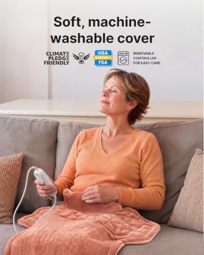 RENPHO Weighted Heating Pad for Neck, Shoulders & Back, Christma Gifts