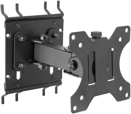 VIVO Black Single Monitor Pegboard Mount, Up to 32 in Screens, MOUNT-PB2A