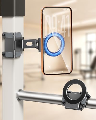 Dual Magnetic Phone Holder, Mount Stand for MagSafe for Wall & Desk