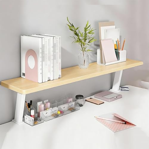 Clamp On Desk Shelf, Adjustable Desktop Extender Storage Organizer