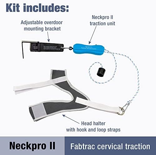 II - Neck Traction Cervical Device Over the Door Home Neck Stretcher Hammock for Pain Relief, Pinched Nerve Pain, Posture Corrector, Decompression