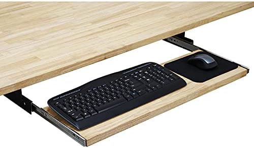 BenchPro Keyboard Tray Hardwood Butcher Block, 9" D x 27" L