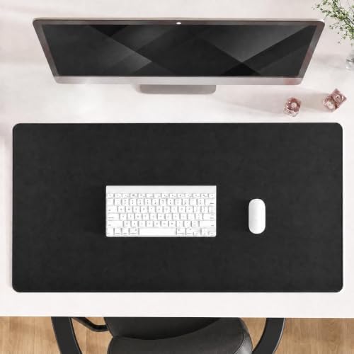 Large Gaming Mouse Pad 31.5 x 15.7 Inch, Black Extended Desk Mat
