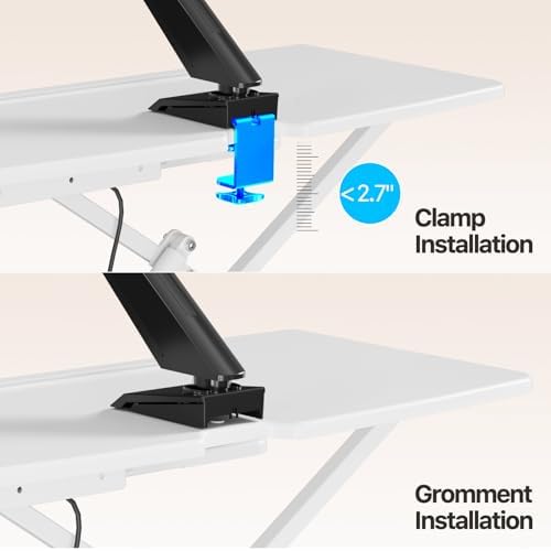 32" Standing Desk Converter, Quick Sit to Stand Desk Riser