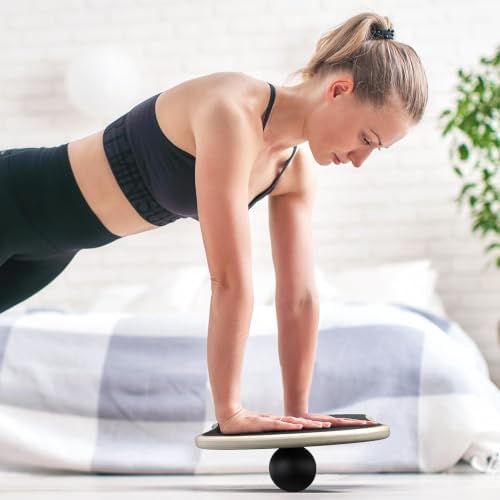 Sportneer Balance Board, 7-Mode Balance Trainer with Roller & Ball