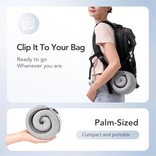 Travel Neck Pillow Airplane Neck Support Ergonomic Design for Traveling