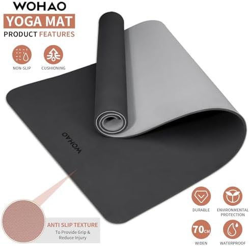 8mm Thick Yoga Mat Non Slip for Women Men