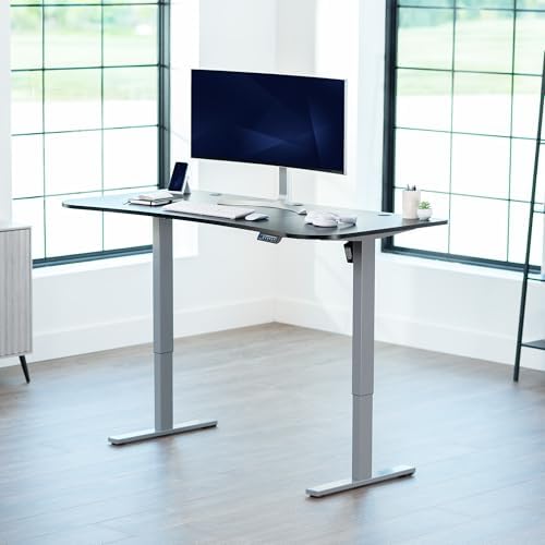 VIVO Black 63 x 32 in Standing Desk, DESK-KIT-1G1B