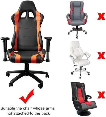 Gaming Chair Covers,Stretchable Computer Chair Cover,Ergonomic Office Chair Cover,for Anti Cat Scratch Protection of Computer Gamer Chair Slipcovers,Racing Chair Covers (Only Covers,Player 6)