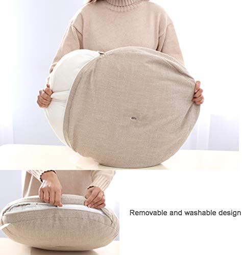Removable Tatami Futon Floor Cushion Seating Cushion Floor Pillow,Round Living Room Office Chair Pads Mat Yoga Cushion Meditation Floor Pillow G 40cm(16inch)