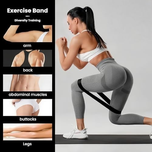 Aucuu 6 in 1 Foam Roller Set Includes Hollow Core Massage Roller, Yoga Stick, Massage Ball, Fitness Stretching Strap, Carrying Bag, Towel, Massage Roller (Black)