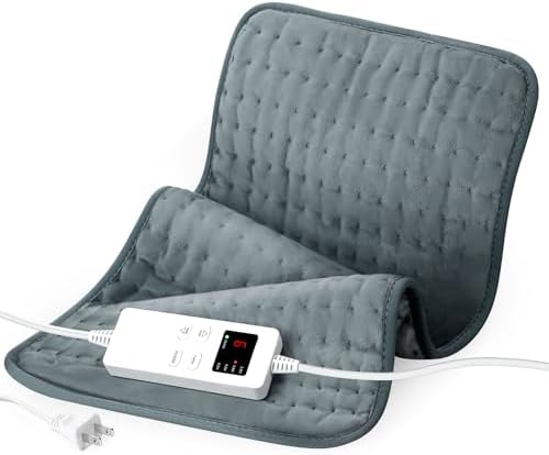 Extra Large Heating Pad for Back Body Pain Relief, 12x24inch Electric Heating Pad with Control, 6 Settings Auto-Off, Christmas/Mother's Day Gifts for Women & Men