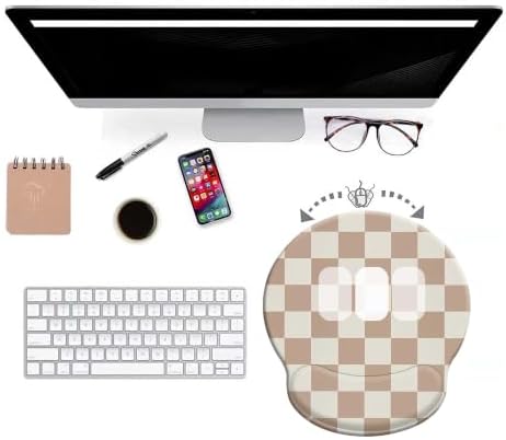 Ergonomic Mouse Pad with Wrist Support,Gaming Mousepad with with Non-Slip