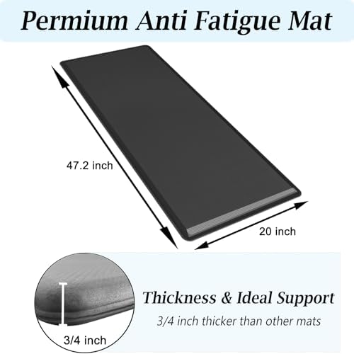 Artnice Kitchen Floor Mat, Cushioned Anti Fatigue Mats for Kitchen Floor