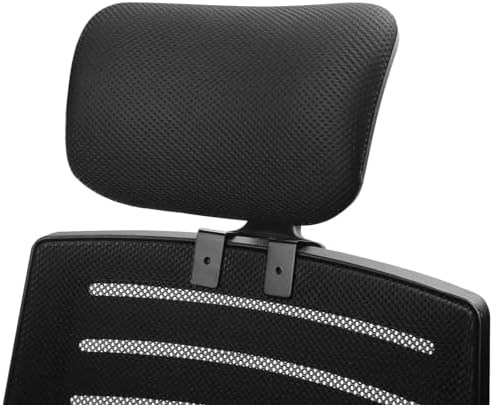Wealrit Adjustable Office Chair Headrest Attachment 1PCS (Black)