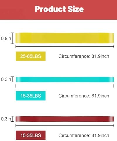 Pull Up Bands, Resistance Bands, Pull Up Assistance Band Exercise Bands for Men & Women Working Out, Body Stretching, Physical Therapy, Muscle Training