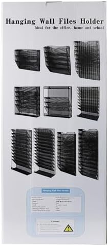 Wall Mounted File Organiser A8 Mesh in Hanging Wall File Holder Mail Organiser