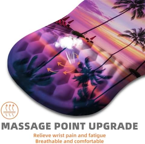 Ergonomic Mouse Pad Wrist Support for Carpal Tunnel Pain Relief