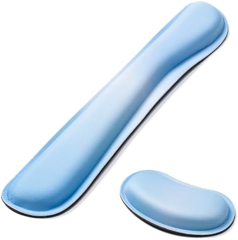 Keyboard Wrist Rest,Ergonomic Wrist Support for Keyboard,Gradient Blue