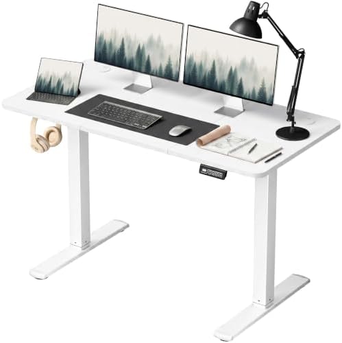 Furmax 48 Inches Electric Height Adjustable Standing Desk Home Office Desk
