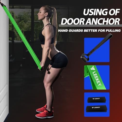 LEEKEY Resistance Bands Set for Pull Up Assistance & Exercise