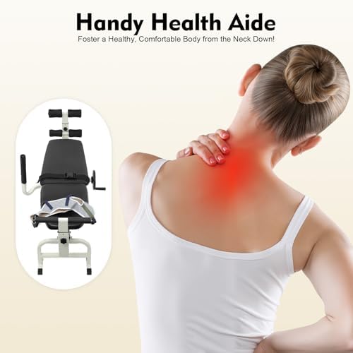 Full Body Fitness Traction Bed Table with Footrest for Home