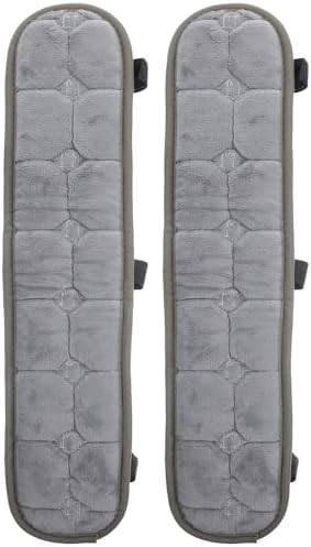 Garneck Office Chair Arm Covers Elastic Comfortable Chair Armrest Pad Grey Gaming Armrest Cushion Pillow Cover Support for Elbow Forearms Office Home