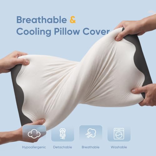 NEWBULIG Contour Memory Foam Cervical Pillow with Neck Support