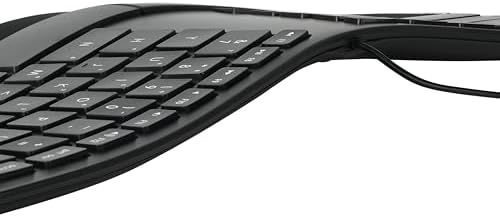 Matias - FK413PCD Sculpted Rechargeable Pc Keyboard
