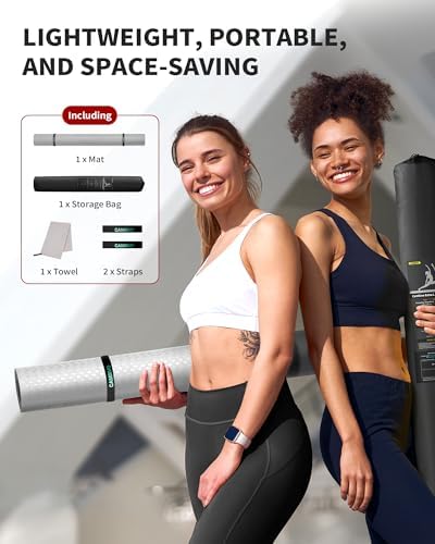 CAMBIVO 72''x48'' Large Yoga Mat, Extra Thick TPE Workout Mat