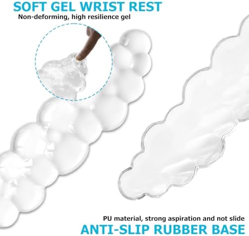 Gel Cloud Wrist Rest Keyboard, Ergonomic Keyboard Wrist Rest, Clear