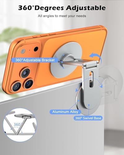 CloudValley Magnetic Phone Laptop Holder Mount, Foldable Hidden Stand