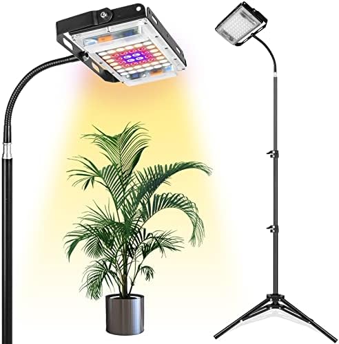 LBW Grow Light with Stand, Full Spectrum Grow Lights for Indoor Plants