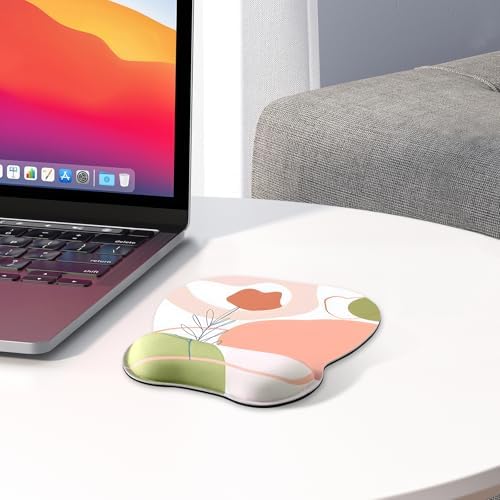 EooCoo Ergonomic Mouse Pad with Wrist Rest, Memory Foam Support Mousepad