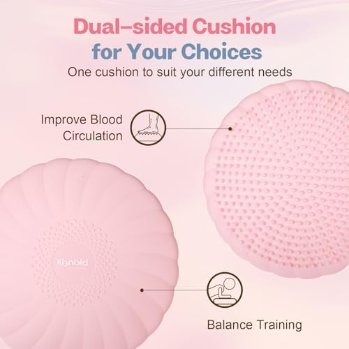 kisnbld Wobble Cushion, Balance Disc with Pump, Core & Posture Training