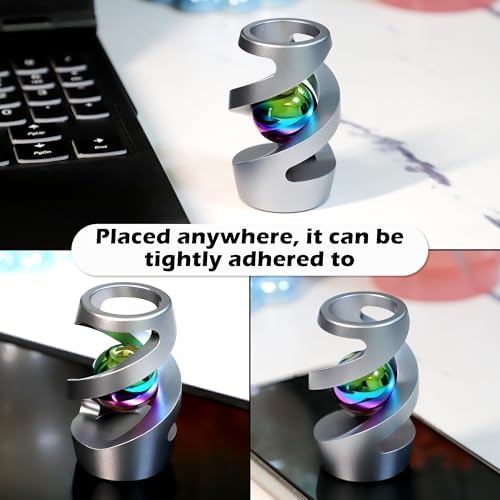 Kinetic Spinning Desk Toy, ADHD Fidget Desktop Ornament Gray