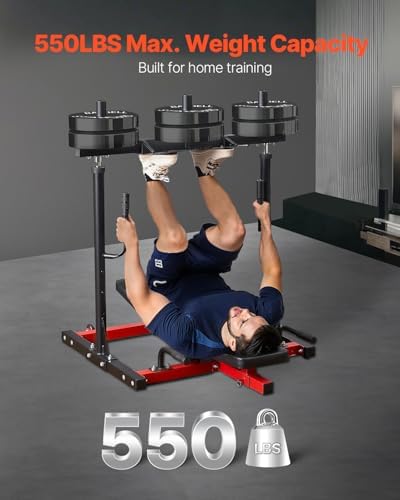 VEVOR Leg Press Machine, 700/550/440 LBS Capacity Lower Body Special Leg Machines, Adjustable Leg Strength Workout for High-Intensity Presses, Home Gym Workout Training Weight Equipment