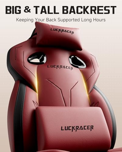 GTPLAYER Gaming Chair for Adults, Ergonomic High Back Chair with Footrest