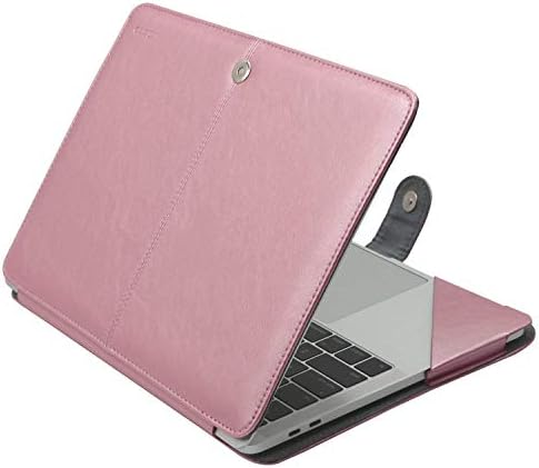 MOSISO PU Leather Sleeve Case Compatible with MacBook Air 13.6 inch