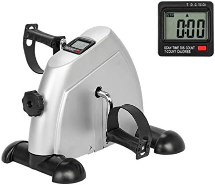 Under Desk Bike Pedal Exerciser, Exercise Bike for Leg/Arm Trainer Pedal Exerciser Foot Peddler Portable Therapy Bicycle Leg Peddler Portable Mini Cycle Bike