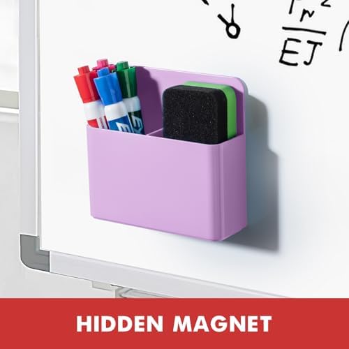 BEYGORM Plastic Magnetic Pen Holder, Powerful Magnet, 2 Pack