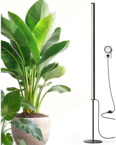 Barrina T1S Vertical Grow Light, 65W 5000K Full Spectrum, 5FT-5.6FT Height